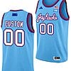 Custom Kansas Jayhawks Jersey Name and Number Basketball DRIP Alternate 2023-24 Baby Blue