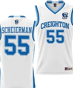 Baylor Scheierman Jersey #55 Creighton Bluejays College NIL Basketball Lightweight White