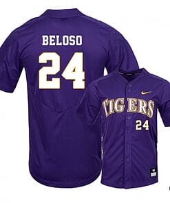 Cade Beloso Jersey #24 Lsu Tigers Baseball NCAA College Purple Elite Alumni