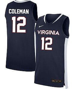 Chase Coleman Jersey Virginia Cavaliers