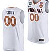 Custom Virginia Cavaliers Jersey Name and Number College Basketball Final Four White