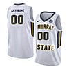 Custom Murray State Racers Jersey College Basketball Name and Number Elite White