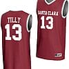Christoph Tilly Jersey #13 Santa Clara Broncos Basketball NIL Lightweight Maroon