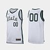 Custom Michigan State Spartans Jersey Name and Number College Basketball White Retro