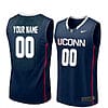 Custom UConn Huskies Jersey College Basketball Name and Number Elite Navy