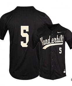 CJ Rodriguez Jersey #5 Vanderbilt Commodores Baseball NCAA College Black Alumni