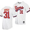 Caden Grice Jersey #31 Clemson Tigers College Baseball White