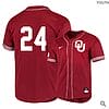 Cade Cavalli Jersey #24 Oklahoma Sooners Baseball NCAA College Red Elite Alumni