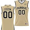 Custom Purdue Boilermakers Jersey Name and Number NIL College Basketball Lightweight Gold