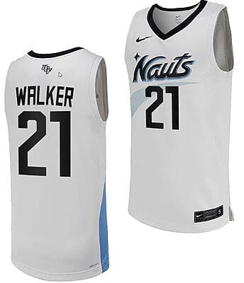 CJ Walker Jersey #3 UCF Knights Replica College Basketball White Uniform