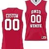 Custom Ohio State Buckeyes Jersey Name And Number College Basketball Lightweight Scarlet