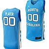 Custom North Carolina Tar Heels Jersey Name and Number College Basketball Blue