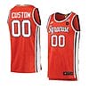 Custom Syracuse Orange Basketball Jersey College Name and Number Red