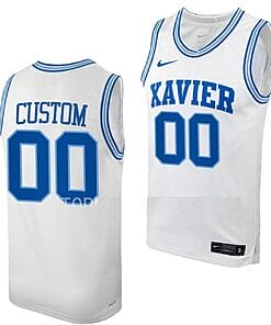 Custom Xavier Musketeers Jersey