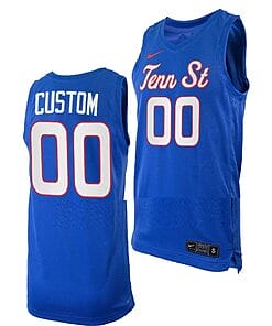 Custom Tennessee State Tigers Jersey Name and Number College Basketball Blue