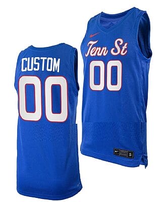 Custom Tennessee State Tigers Jersey Name and Number College Basketball Blue
