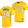 Chase Shores Jersey #34 LSU Tigers Baseball NCAA College Yellow Alumni