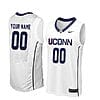 Custom UConn Huskies Jersey College Basketball Name and Number Elite White