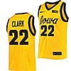 Caitlin Clark Jersey #22 Iowa Hawkeyes B1G Tournament Championship Gold 2022