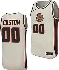 Custom Oregon State Beavers Jersey Name and Number College Basketball Replica uniform White