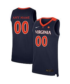 Custom Virginia Cavaliers Basketball Jersey