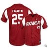 Christian Franklin Jersey #25 Arkansas Razorbacks Baseball NCAA College Alumni Elite Red