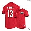 Cole Wilcox Jersey #13 Georgia Bulldogs Baseball NCAA College Red Elite Alumni