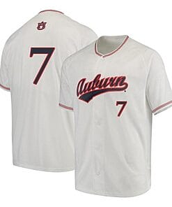 Cole Foster Jersey #7 Auburn Tigers Baseball Under Armour NCAA College White Alumni