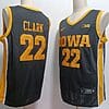 Caitlin Clark Jersey #22 Iowa Hawkeyes Ncaa College Basketball Black Gold