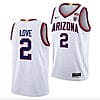 Caleb Love Jersey #2 Arizona Wildcats College Basketball White
