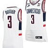 Caron Butler Jersey #3 UConn Huskies College Basketball Alumni White