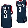 Caron Butler Jersey #3 UConn Huskies College Basketball Navy Retro