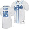 Casey Cook Jersey #16 North Carolina Tar Heels Baseball White Full-Button