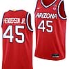 Cedric Henderson Jr Jersey #45 Arizona Wildcats College Basketball Red