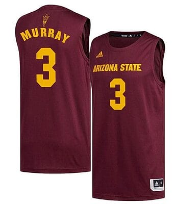 Chance Murray Jersey Arizona State Sun Devils College Basketball Red #3