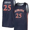 Chandler Leopard Jersey #25 Auburn Tigers College Basketball Navy