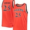 Chandler Leopard Jersey #25 Auburn Tigers College Basketball Orange