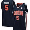 Chris Moore Jersey #5 Auburn Tigers College Basketball Navy