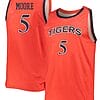 Chris Moore Jersey #5 Auburn Tigers College Basketball Oange
