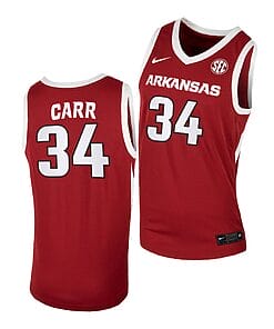Chrissy Carr Jersey #34 Arkansas Razorbacks College Basketball NCAA eligibility Jersey 2023 WNBA Draft Red