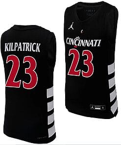 Cincinnati Bearcats Sean Kilpatrick Jersey #23 Black Basketball Unisex Replica