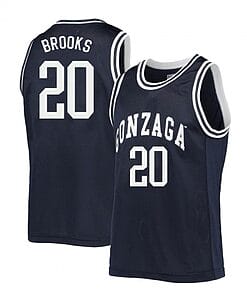 Colby Brooks Jersey #20 Gonzaga Bulldogs College Basketball Navy