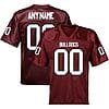 Custom Alabama AM Bulldogs Jersey Name and Number NCAA College Football Red