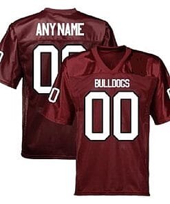 Custom Alabama AM Bulldogs Jersey Name and Number NCAA College Football Red
