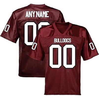 Custom Alabama AM Bulldogs Jersey Name and Number NCAA College Football Red