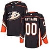 Custom Anaheim Ducks Jersey Name And Number 2017-2018 Black NHL