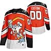 Custom Anaheim Ducks Jersey Name And Number 2020-21 Alternate Red Player NHL