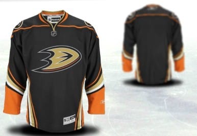Custom Anaheim Ducks Jersey Name And Number Third Black
