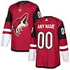 Custom Arizona Coyotes Jersey Name And Number Maroon