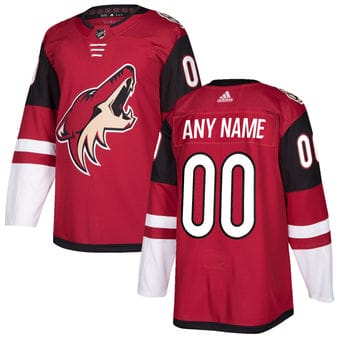 Custom Arizona Coyotes Jersey Name And Number Maroon